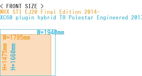 #WRX STI EJ20 Final Edition 2014- + XC60 plugin hybrid T8 Polestar Engineered 2017-